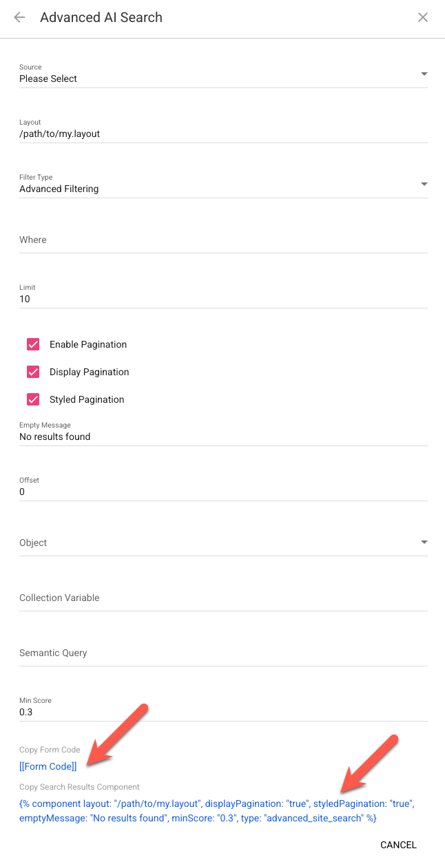Component Manager - Advanced AI Search UI